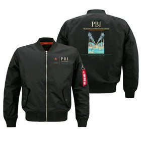 Palm Beach International Airport (PBI) Bomber Jacket