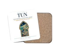 Thumbnail for Tunis-Carthage International Airport (TUN) design on white 1 piece coaster