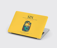Thumbnail for Singapore Changi International Airport (SIN) design on yellow MacBook case