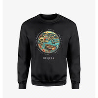 Thumbnail for BEQUIA - Badge - Sweatshirt - Black