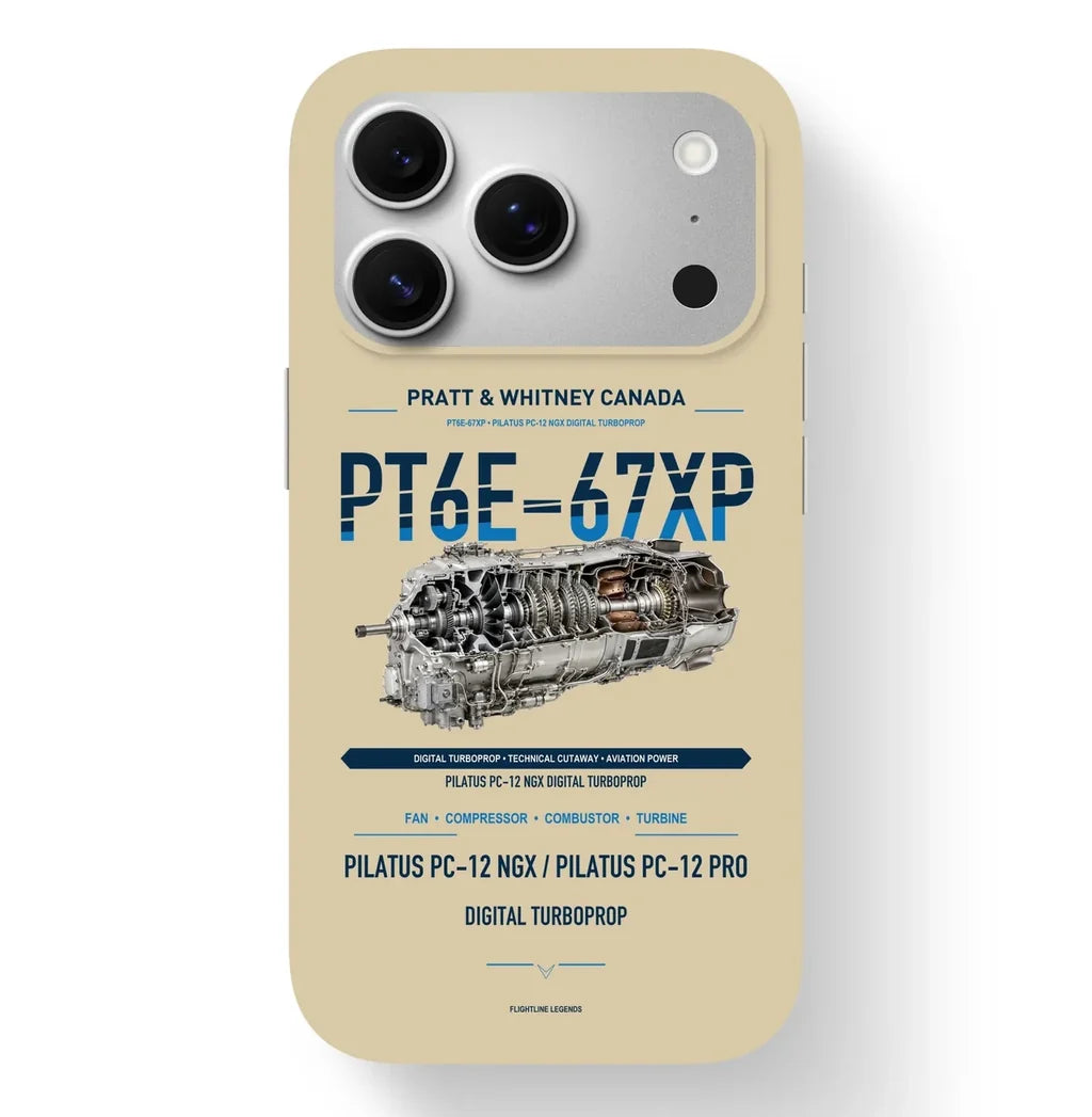 PT6E-67XP Case design on beige iphone case