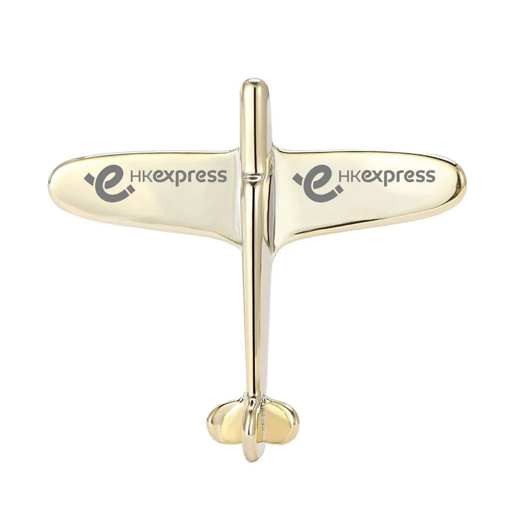 Airplane Shape Brooch - view 2