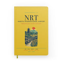 Thumbnail for Tokyo Narita International Airport (NRT) design on yellow notebook