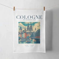 Thumbnail for COLOGNE - Poster - Towel - White