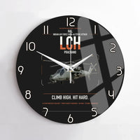 Thumbnail for HAL LCH Prachand design on black no frame wall clock