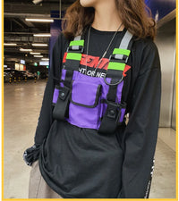 Thumbnail for Cabin Crew Crossbody Chest Bag — Reflective Oxford Sling