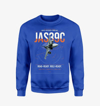 Thumbnail for Saab JAS 39C Gripen design on blue sweatshirt