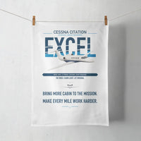 Thumbnail for Cessna Citation Excel design on white towel