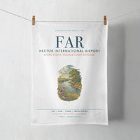 Thumbnail for Hector International Airport (FAR) design on white towel