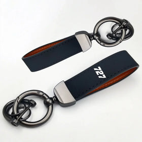 Boeing 727 Text Horseshoe Buckle Key Chains