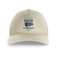 Thumbnail for PW500 design on beige printed hat