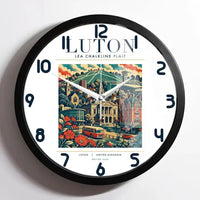 Thumbnail for LUTON - Poster - Wall Clock Framed - White