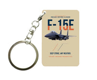 Thumbnail for F-15E STRIKE EAGLE Key Chain design on beige key chain