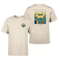 Thumbnail for VINTAGE G4478 - The Ferry Across The Strait - Double-Side T-Shirt design on beige double side t shirt