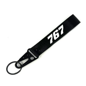 Boeing 767 Flat Text Hawk-shaped Key Chains