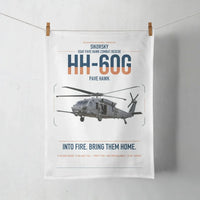 Thumbnail for Sikorsky HH-60G Pave Hawk design on white towel