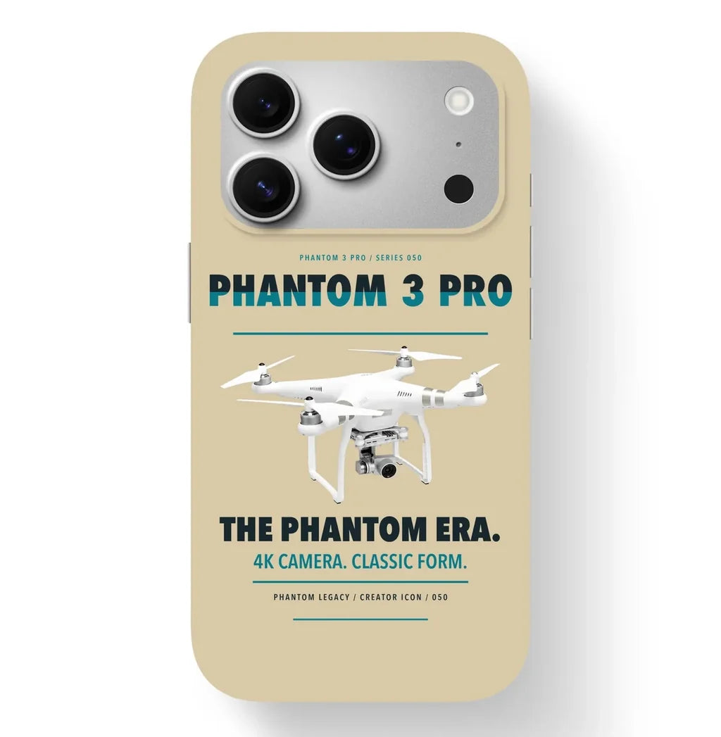 DJI Phantom 3 Professional Case design on beige iphone case