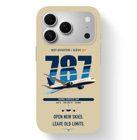 Thumbnail for Boeing 787-8 Dreamliner design on beige magsafe iphone case