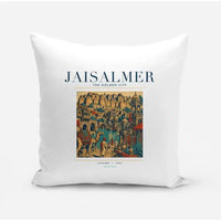 Thumbnail for JAISALMER - Poster - Pillow - White