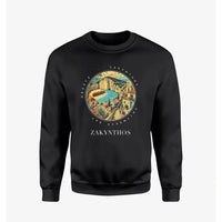 Thumbnail for ZAKYNTHOS - Badge - Sweatshirt - Black
