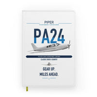 Thumbnail for Piper PA-24-250 Comanche 250 design on white notebook