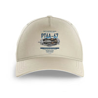 Thumbnail for PT6A-67 design on beige printed hat