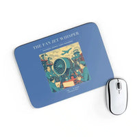 Thumbnail for VINTAGE G4464 - The Fan Jet Whisper - Designed Mouse Pads design on blue rectangle