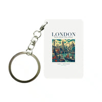 Thumbnail for LONDON - Poster - Key Chain - White