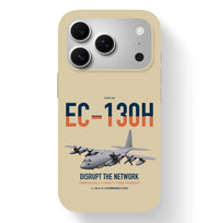 Thumbnail for EC-130H Compass Call design on beige magsafe iphone case, for iPhone 17 Pro