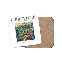Thumbnail for LIBREVILLE - Poster - Coaster - White