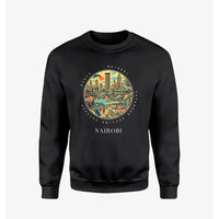 Thumbnail for NAIROBI - Badge - Sweatshirt - Black