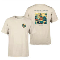 Thumbnail for VINTAGE G4379 - The Skycap's Pyramid - Double-Side T-Shirt design on beige double side t shirt