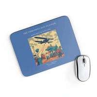 Thumbnail for VINTAGE G4389 - The Threshing Day Flyover - Designed Mouse Pads design on blue rectangle