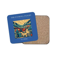 Thumbnail for The Payroll Flight - Designed Coasters design on blue 1-piece