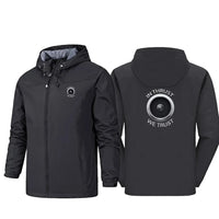 Thumbnail for Thrust We Trust Rain Jacket - view 2