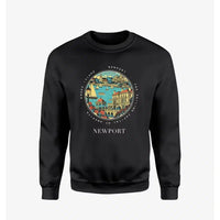 Thumbnail for NEWPORT - Badge - Sweatshirt - Black