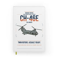 Thumbnail for Boeing Vertol CH-46E Sea Knight design on white notebook