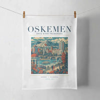 Thumbnail for OSKEMEN - Poster - Towel - White