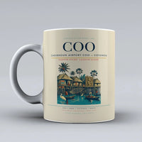 Thumbnail for Airport COO — Cotonou Mug design on beige cadjehoun