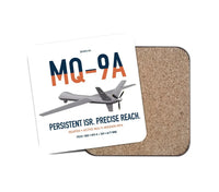 Thumbnail for MQ-9A Reaper design on white 1 piece coaster