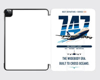 Thumbnail for Boeing 747-200B design on white ipad tablet case