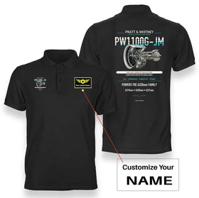 Pratt & Whitney PW1100G-JM Engine Premium Polo T-Shirts