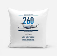 Thumbnail for Beechcraft King Air 260 design on white pillow