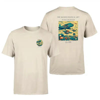 Thumbnail for VINTAGE G4471 - The Skydive Festival Lift - Double-Side T-Shirt design on beige double side t shirt