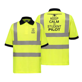 Student Pilot Reflective Polo T-Shirts