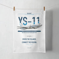 Thumbnail for NAMC YS-11A design on white towel