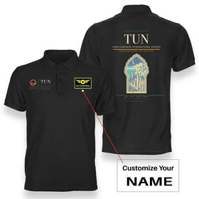 Tunis-Carthage International Airport (TUN) Premium Polo T-Shirts
