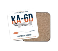 Thumbnail for KA-6D Intruder design on white 1 piece coaster