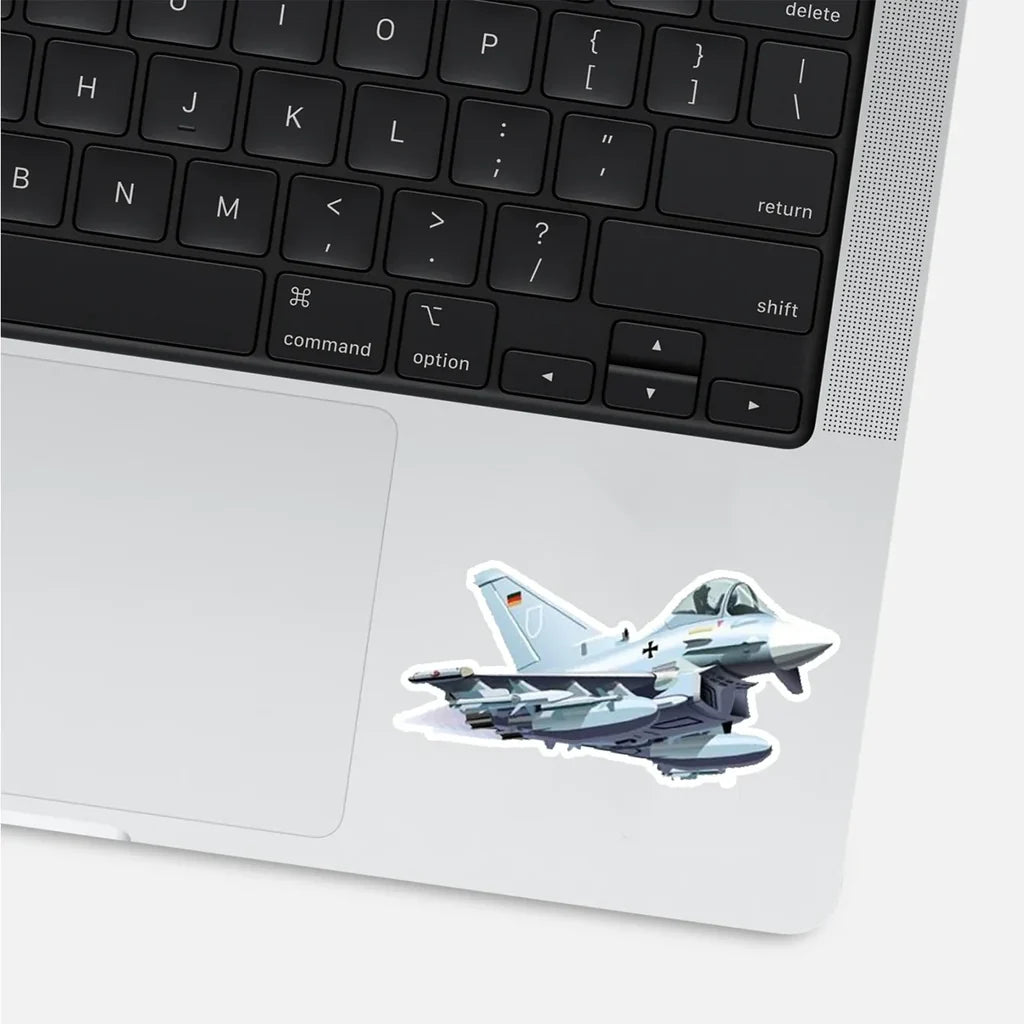 EF2000 Typhoon Fighter German Air Force, Eurofighter Airplanes sticker