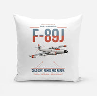 Thumbnail for F-89J Scorpion design on white pillow